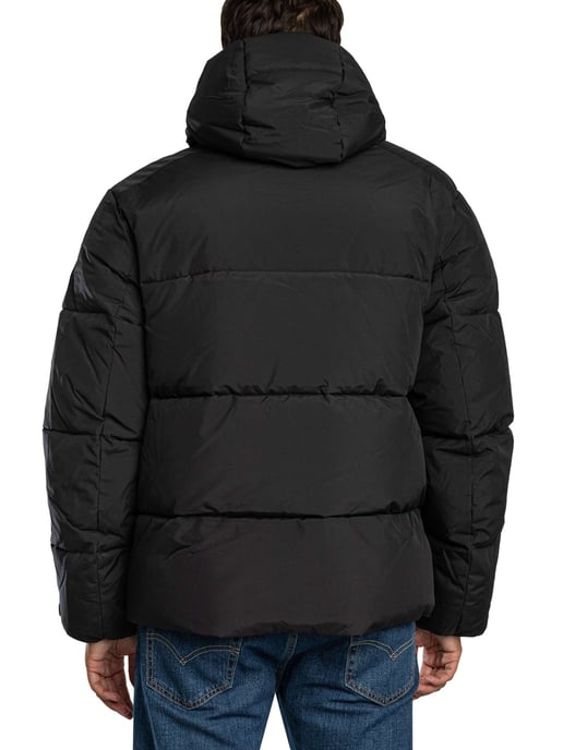 Lyle & Scott Chaqueta Acolchada Con Capucha, Negro - Image 3