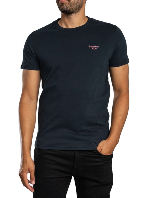 Superdry Camiseta Essential Con Logo Serif, Azul - Image 2