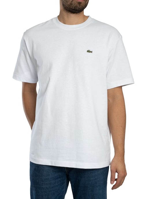 Lacoste Camiseta De Jersey De Algodón Grueso, Blanco - Image 2