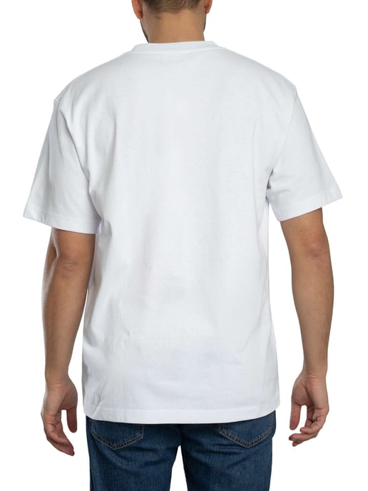 Lacoste Camiseta De Jersey De Algodón Grueso, Blanco - Image 3