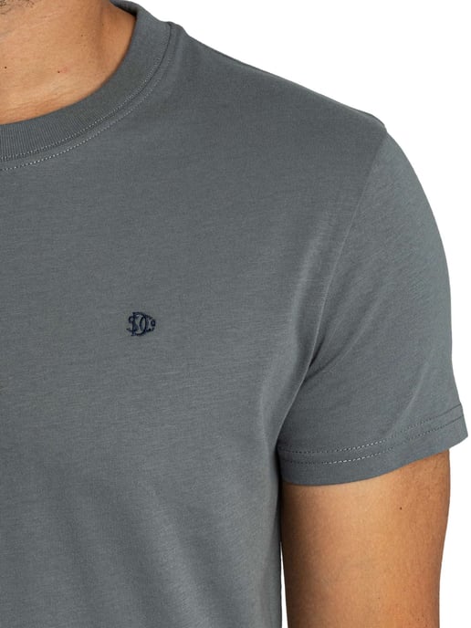 Superdry Camiseta Essential SDC0 Logo EMB, Gris - Image 4