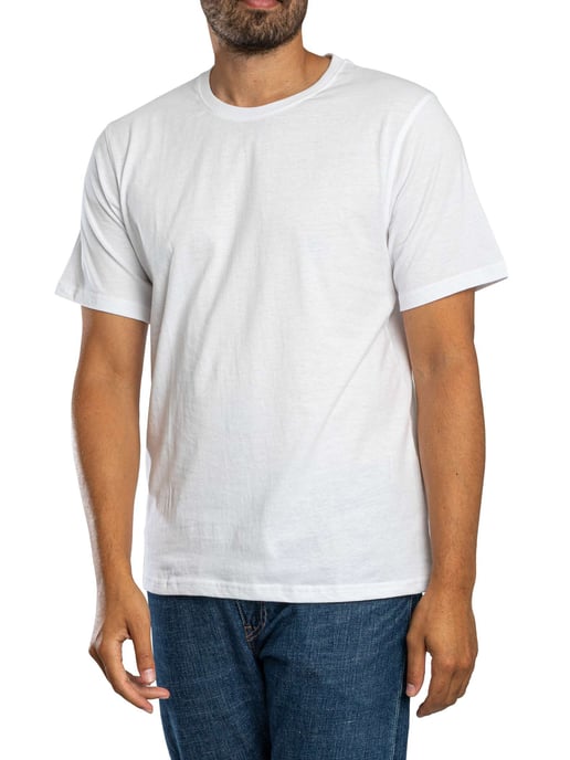 Jack & Jones Pack De 3 Camisetas Básicas, Blanco - Image 2