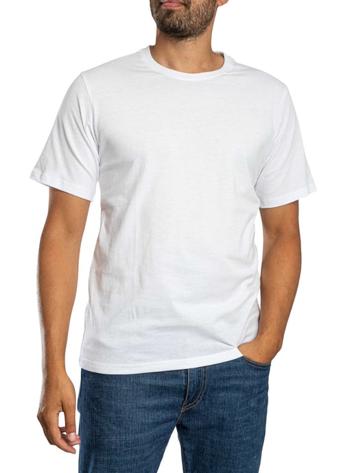 Jack & Jones Pack De 3 Camisetas Básicas, Blanco - Image 3