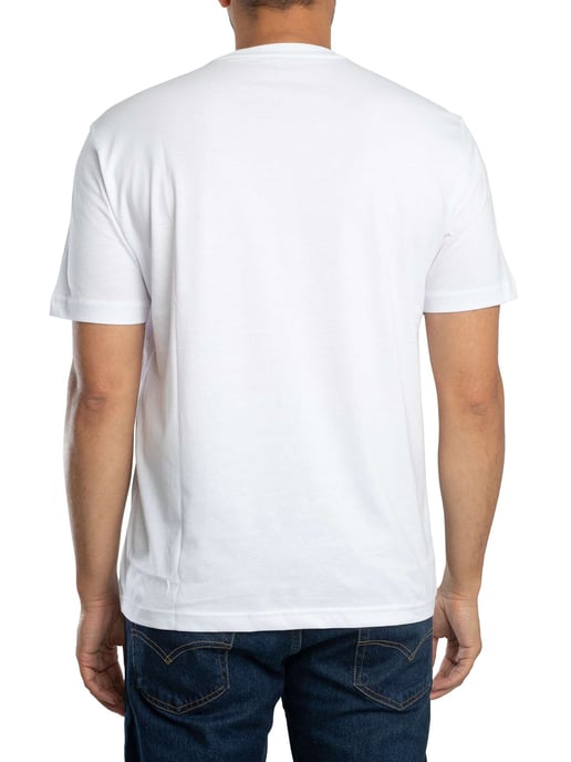 EA7 Camiseta Gráfica De Marca, Blanco - Image 3