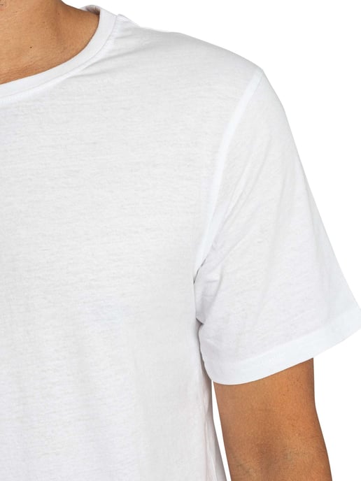 Jack & Jones Pack De 3 Camisetas Básicas, Blanco - Image 5