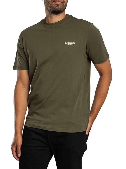 Napapijri Camiseta De Caja Pequeña, Verde - Image 2