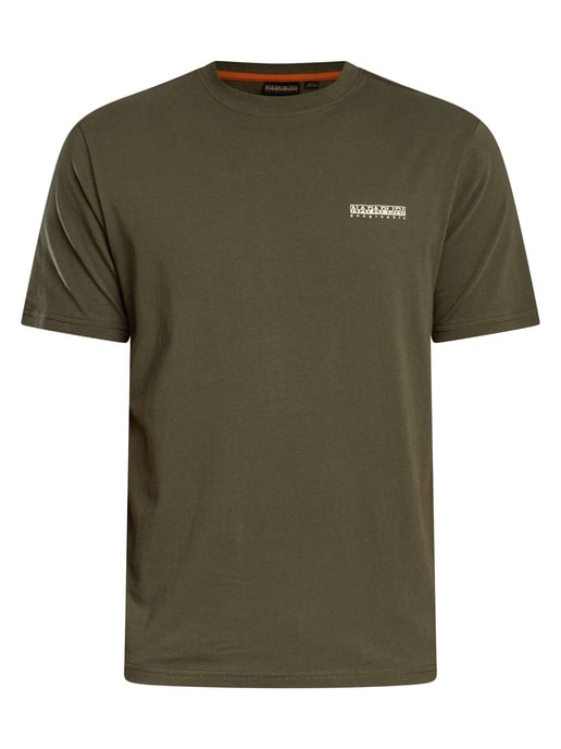 Napapijri Camiseta De Caja Pequeña, Verde - Image 5