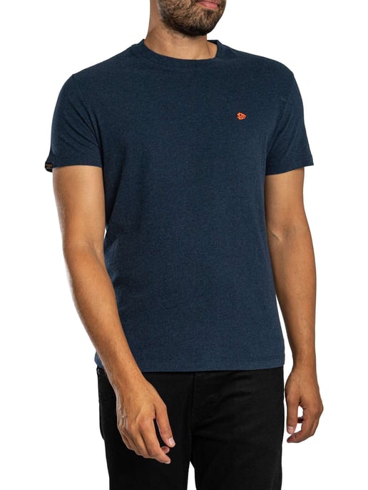Superdry Camiseta Essential SDC0 Logo EMB, Azul - Image 2