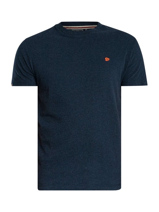 Superdry Camiseta Essential SDC0 Logo EMB, Azul - Image 5