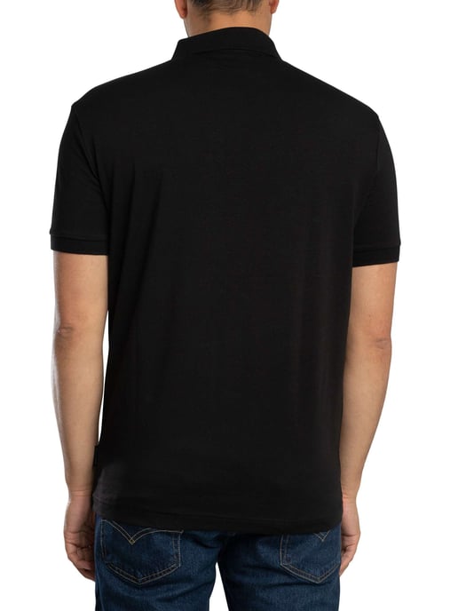 Armani Exchange Polo Slim Logo Con Cremallera, Negro - Image 3