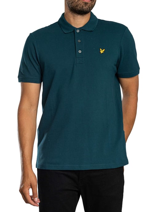 Lyle & Scott Polo Liso, Azul - Image 1