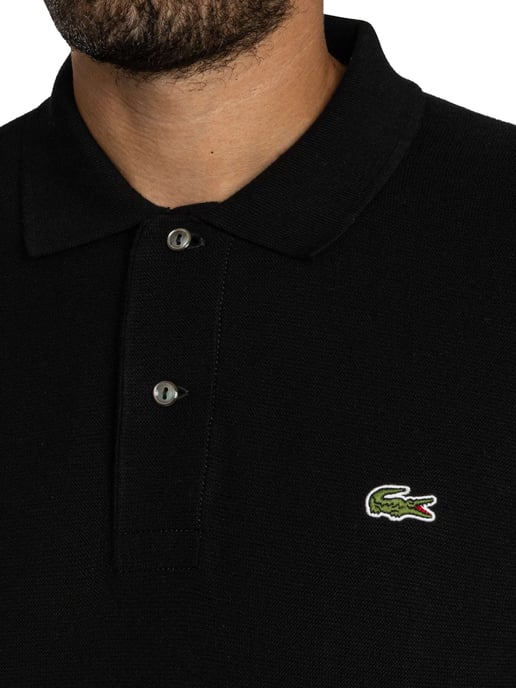 Lacoste Polo De Punto Con Logotipo, Negro - Image 4