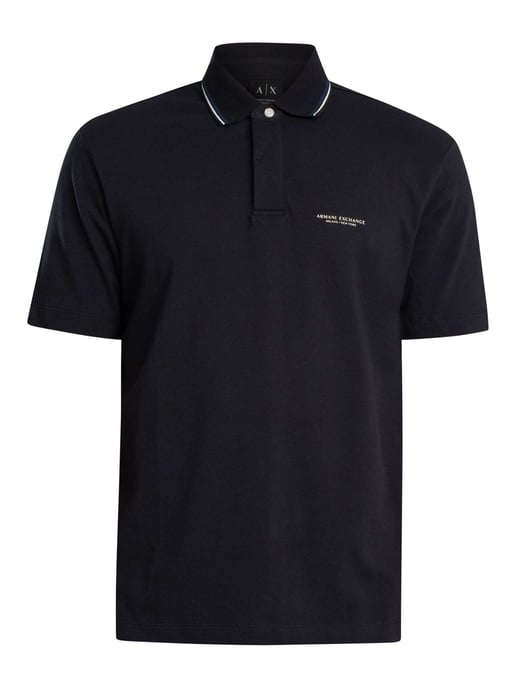 Armani Exchange Logo Polo, Azul - Image 6