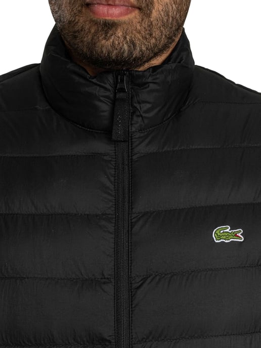 Lacoste Chaleco Acolchado Ligero, Negro - Image 5