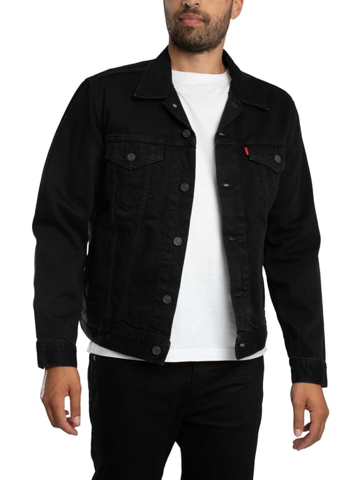 Levi's Chaqueta Vaquera De Camionero, Negro - Image 1