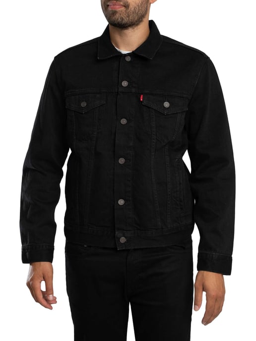 Levi's Chaqueta Vaquera De Camionero, Negro - Image 3