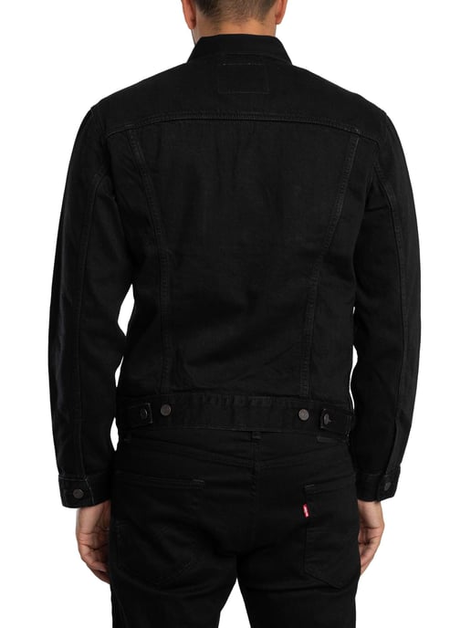 Levi's Chaqueta Vaquera De Camionero, Negro - Image 4
