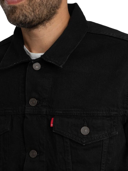 Levi's Chaqueta Vaquera De Camionero, Negro - Image 5