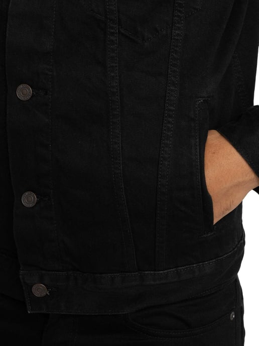 Levi's Chaqueta Vaquera De Camionero, Negro - Image 6