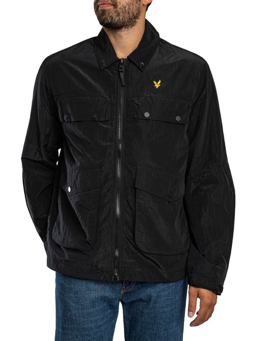 Lyle & Scott Chaqueta Blusón De 4 Bolsillos, Negro - Image 2