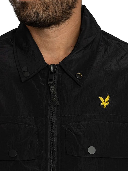Lyle & Scott Chaqueta Blusón De 4 Bolsillos, Negro - Image 5