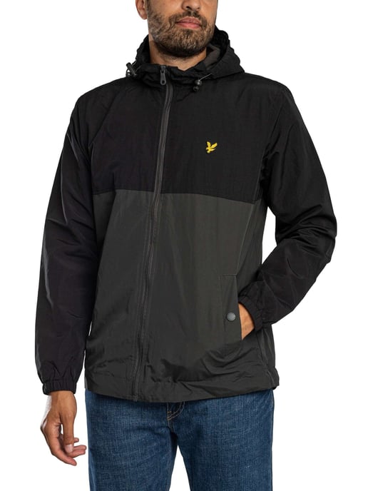 Lyle & Scott Chaqueta Con Cremallera Y Bloques De Color, Negro - Image 2
