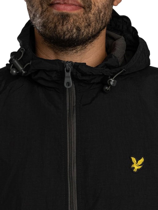 Lyle & Scott Chaqueta Con Cremallera Y Bloques De Color, Negro - Image 5