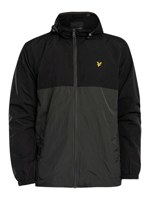 Lyle & Scott Chaqueta Con Cremallera Y Bloques De Color, Negro - Image 6