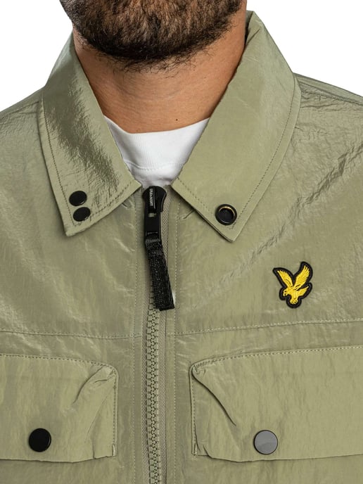 Lyle & Scott Chaqueta Blusón De 4 Bolsillos, Verde - Image 5