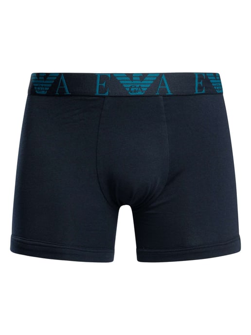 Emporio Armani Pack De 3 Calzoncillos Boxer, Azul - Image 2