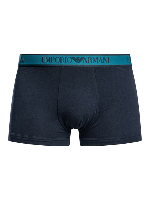 Emporio Armani Pack De 3 Baãºles Elásticos De Algodón, Azul - Image 2