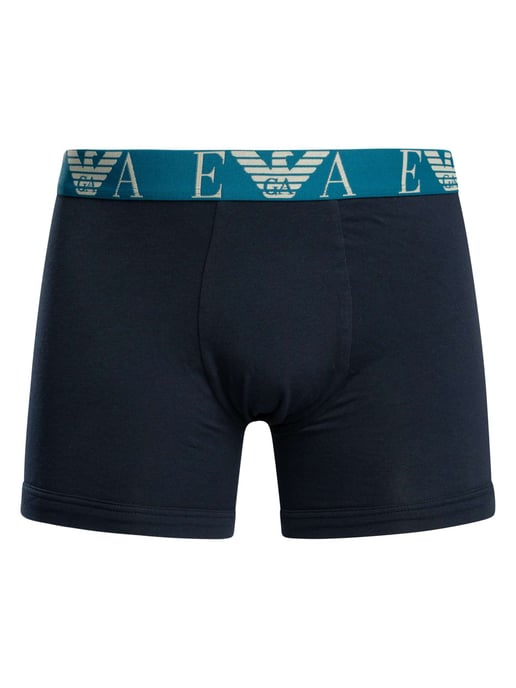 Emporio Armani Pack De 3 Calzoncillos Boxer, Azul - Image 5