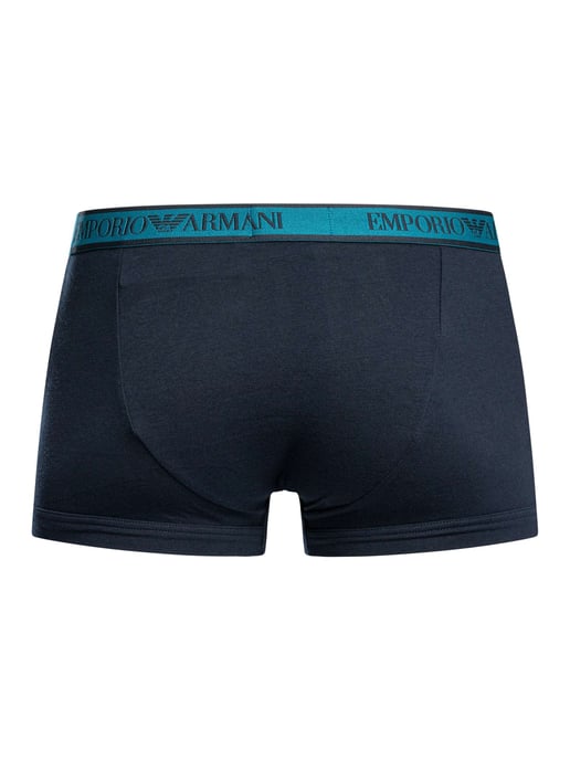 Emporio Armani Pack De 3 Baãºles Elásticos De Algodón, Azul - Image 4
