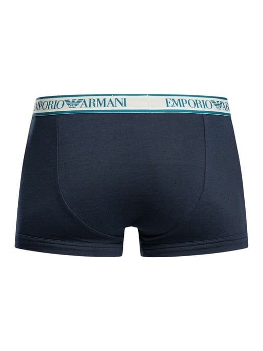 Emporio Armani Pack De 3 Baãºles Elásticos De Algodón, Azul - Image 6
