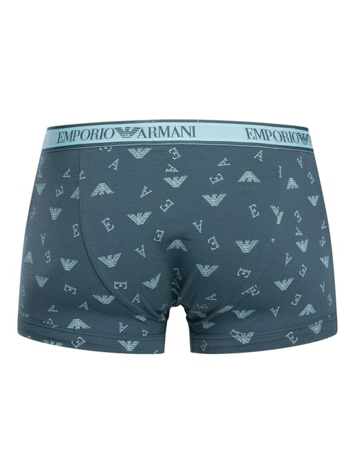 Emporio Armani 3 Pack Trunks, Azul - Image 6