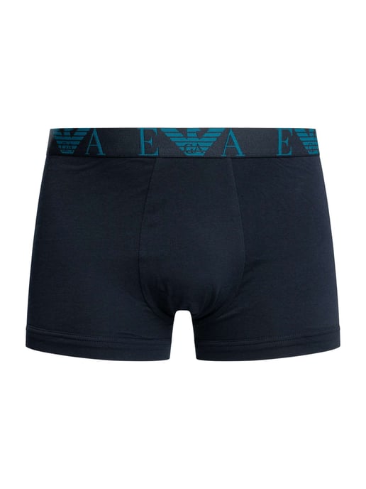 Emporio Armani 3 Pack Trunks, Azul - Image 2