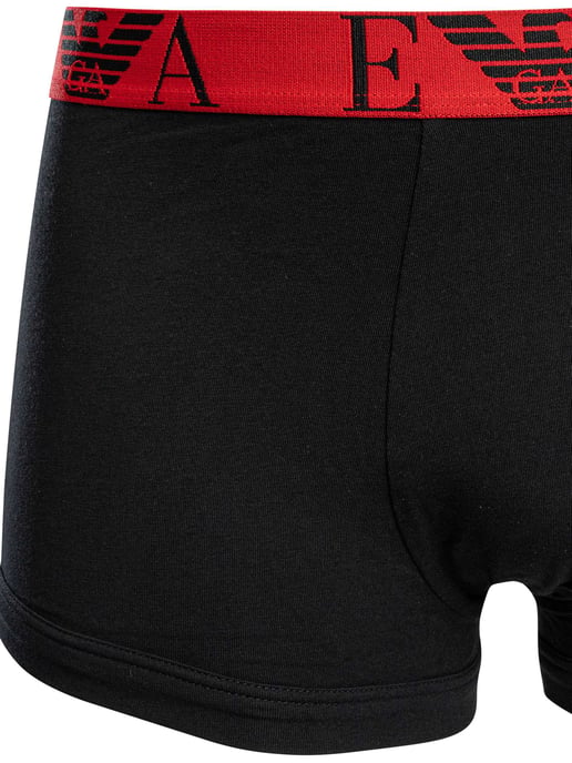 Emporio Armani 3 Pack Trunks, Negro - Image 3
