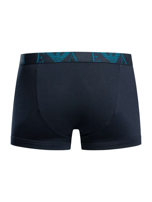 Emporio Armani 3 Pack Trunks, Azul - Image 4
