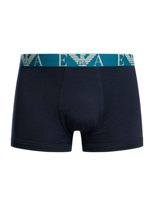 Emporio Armani 3 Pack Trunks, Azul - Image 5