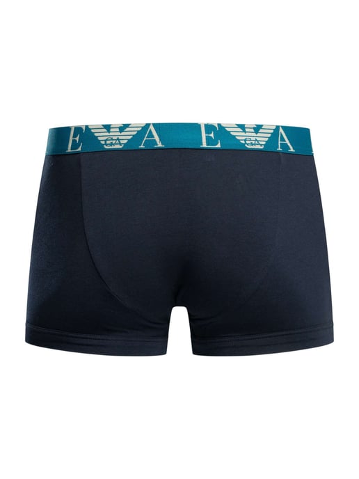 Emporio Armani 3 Pack Trunks, Azul - Image 6