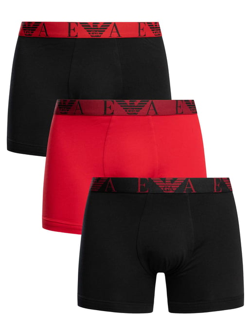 Emporio Armani Pack De 3 Calzoncillos Boxer, Multicolor - Image 1