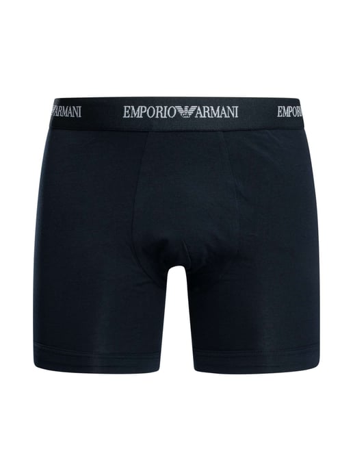 Emporio Armani Paquete De 3 Calzoncillos Bóxer Elásticos, Azul - Image 2