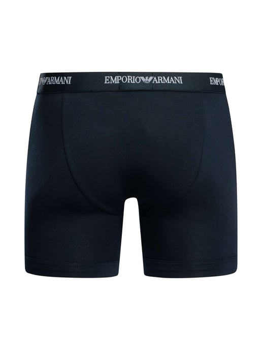 Emporio Armani Paquete De 3 Calzoncillos Bóxer Elásticos, Azul - Image 4