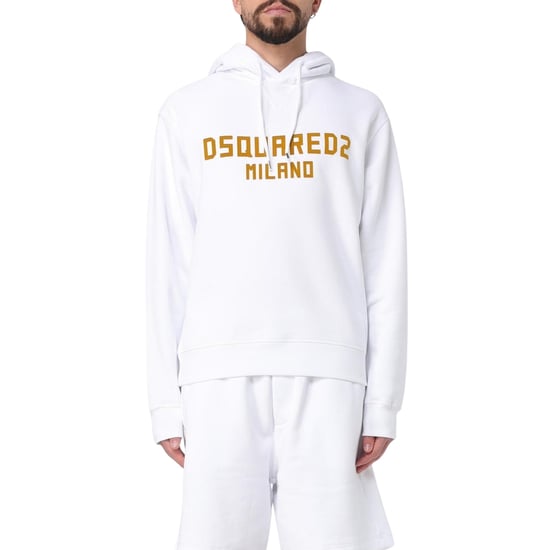 Sudadera Con Capucha Blanca De Corte Cool Con El Logotipo De Milano De Dsquared2 - Image 3