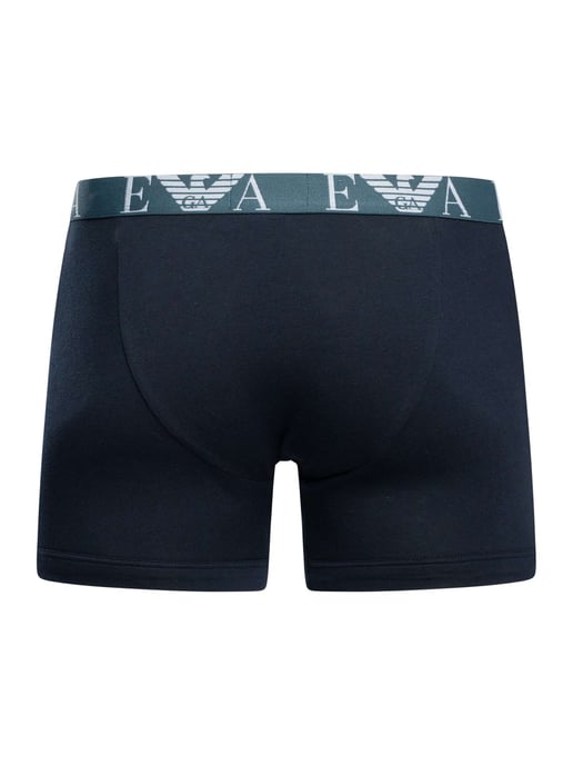 Emporio Armani Pack De 3 Calzoncillos Boxer, Azul - Image 6