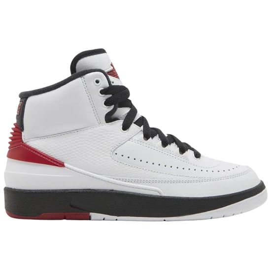 Zapatillas Nike Air Jordan 2 Retro Con Detalles En Rojo Y Blanco - Image 1