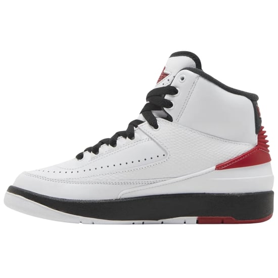 Zapatillas Nike Air Jordan 2 Retro Con Detalles En Rojo Y Blanco - Image 2
