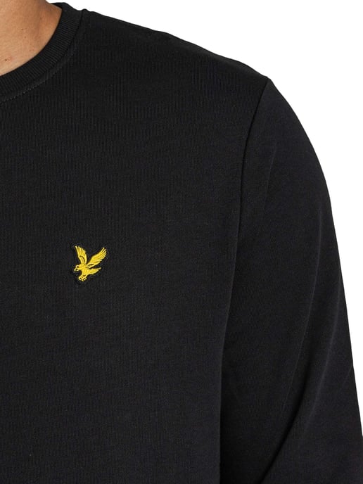 Lyle & Scott Sudadera Con Logo Bordado, Negro - Image 4