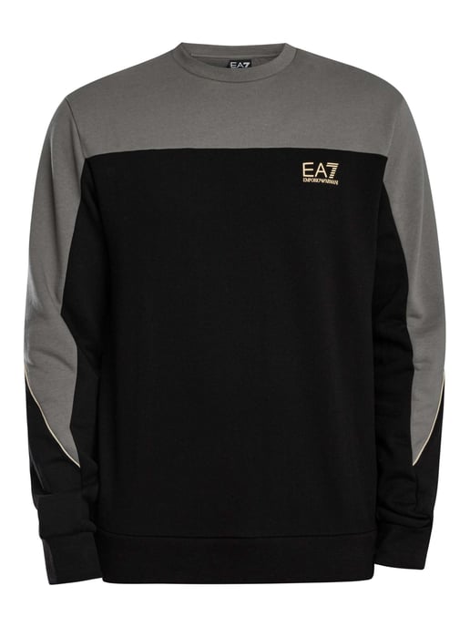 EA7 Sudadera Bicolor, Negro - Image 5