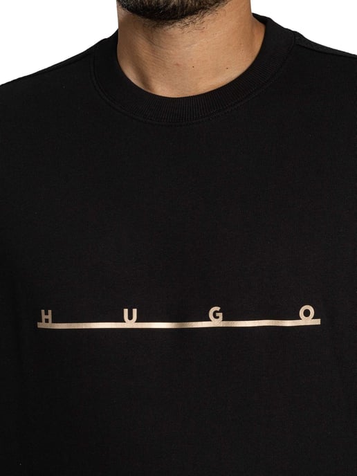 HUGO Sudadera Datrisweat, Negro - Image 4